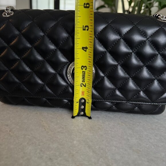 Versace Black Quilted Lambskin Leather Crossbody Shoulder Bag, 1013353, Italy - Picture 16 of 16